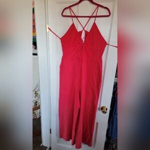 Daily Practice Vibrant Pink Sleeveless Jumpsuit